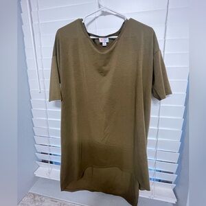 LuLaRoe “Irma” brown shirt